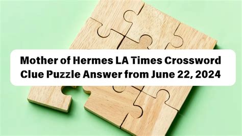 mother of Hermes nyt crossword